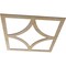 Ekena Millwork Statesman Wood Fretwork Pierced Ceiling Medallion, Birch, 26"OD x 16 5/8"ID x 1/4"T CMWP26X26X0250STBI - alternate 2
